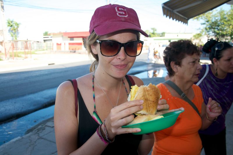 street food in cuba