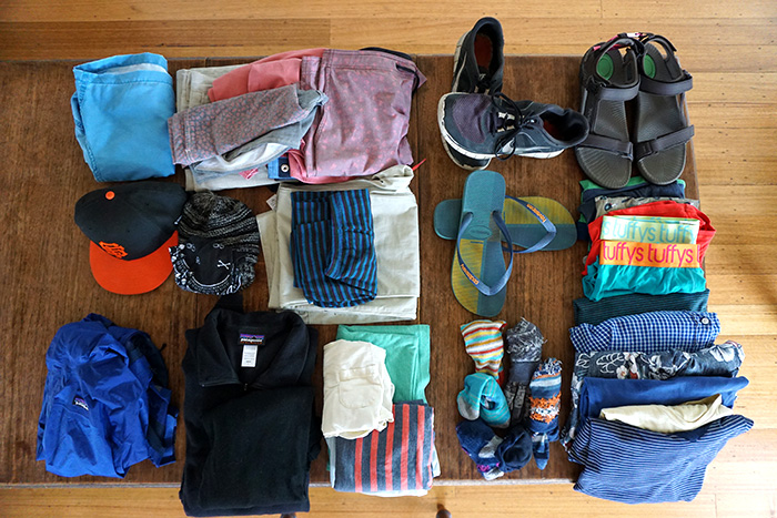 guys packing list for southeast asia