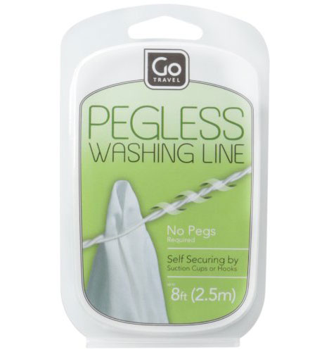 pegless washing line for travel