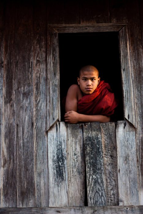 Monks in Kalaw Myanmar Burma